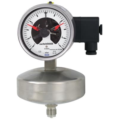 Wika Capsule pressure gauge, Model 632.51+8xx